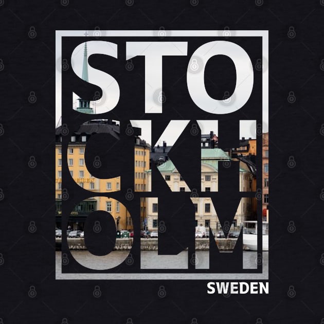 Stockholm Sweden Typography by Tee Tow Argh 